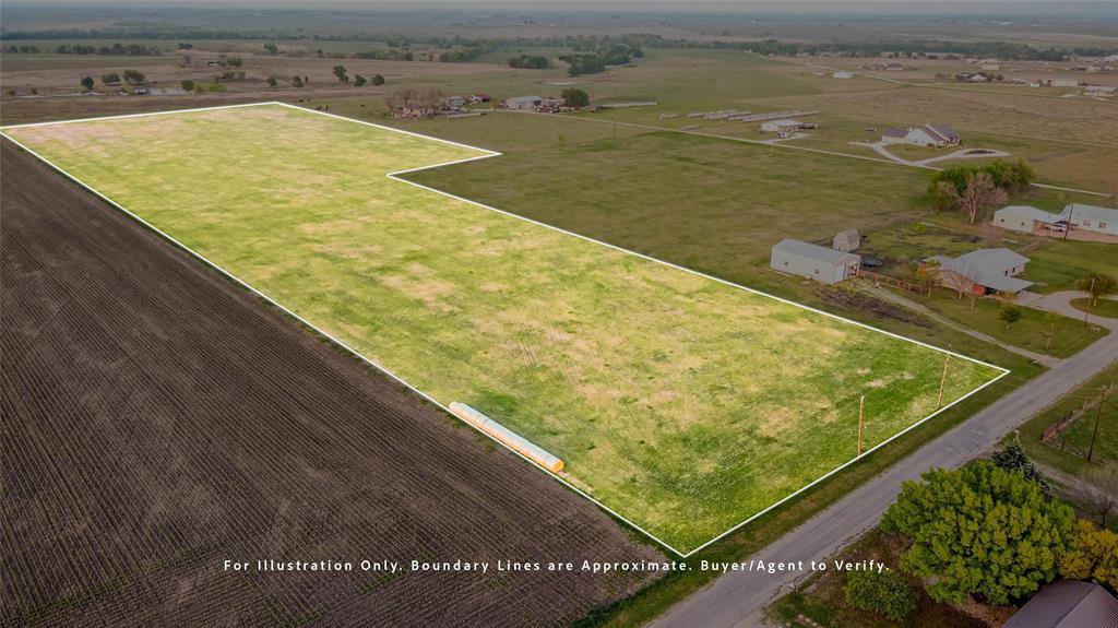 Tbd North Elm Loop Temple, TX 76501 - Photo 8 of 10 Aerial view of sparsely populated area with property parcel outlined