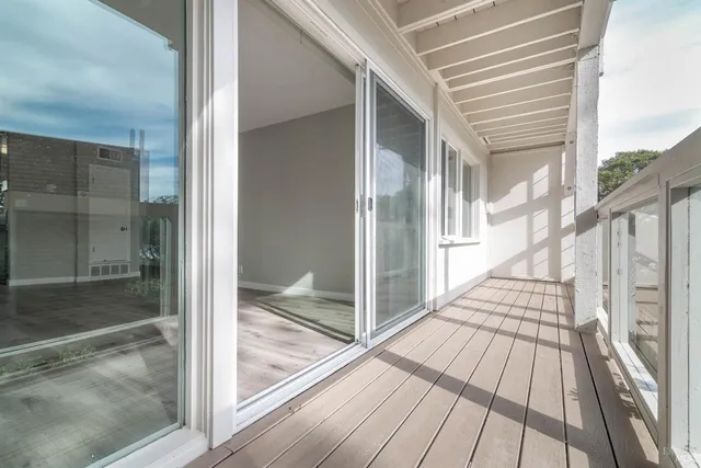 a view of wooden floor