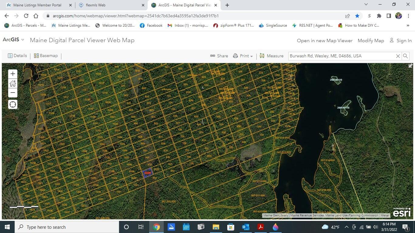0 Map B Haven Wesley, ME 04686 - Photo 1 of 11 Aerial Lot 933 W