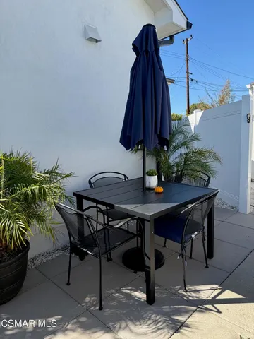 a view of a house with a patio