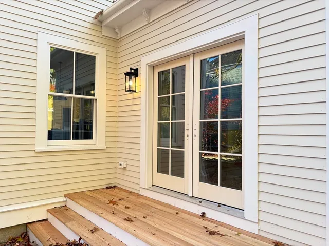 a view of a house with a window