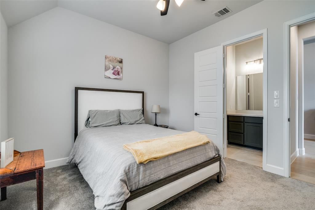 1614 Ripasso Way McLendon-Chisholm, TX 75032 - Photo 29 of 37 Secondary bedroom with private bathroom!