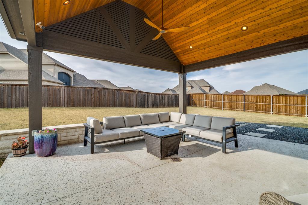 1614 Ripasso Way McLendon-Chisholm, TX 75032 - Photo 4 of 36 TOP NOTCH covered patio of your dreams ready to go!!! Just bring your own furniture and start relaxing now.