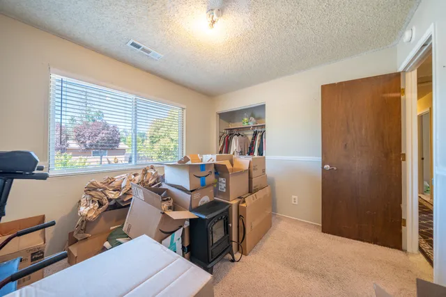 a very nice looking room with a large window