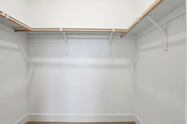 a view of closet area