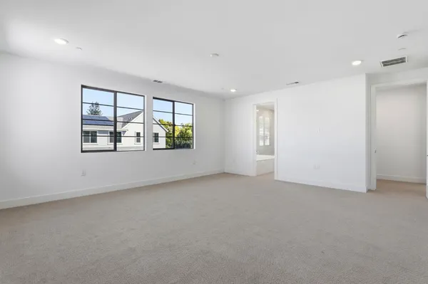 a view of an empty room