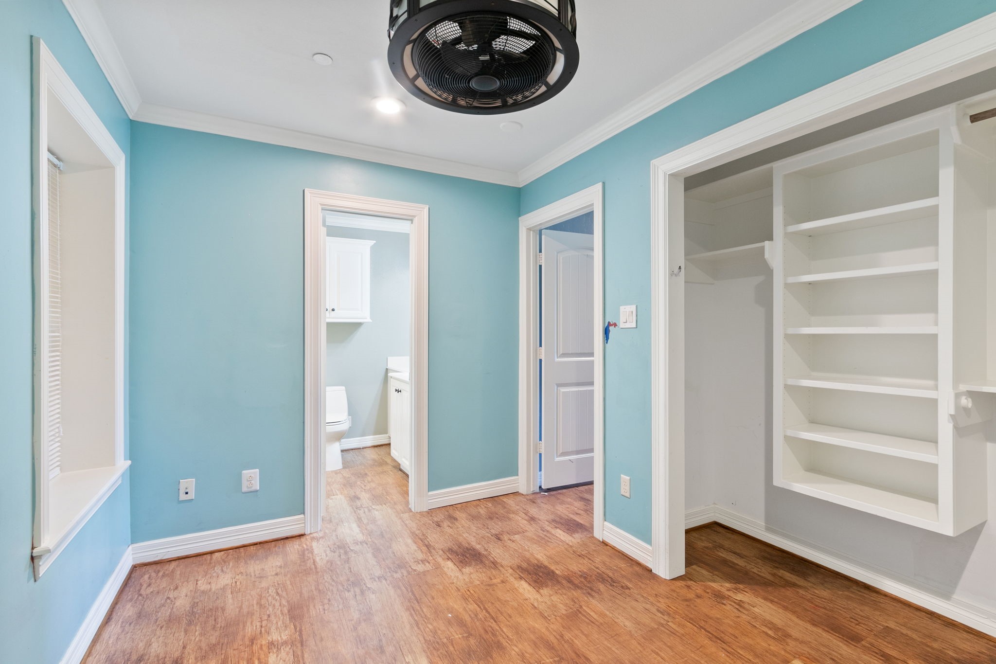 17018 Grant Road Cypress, TX 77429 - Photo 19 of 50 wooden floor in an empty room and a window