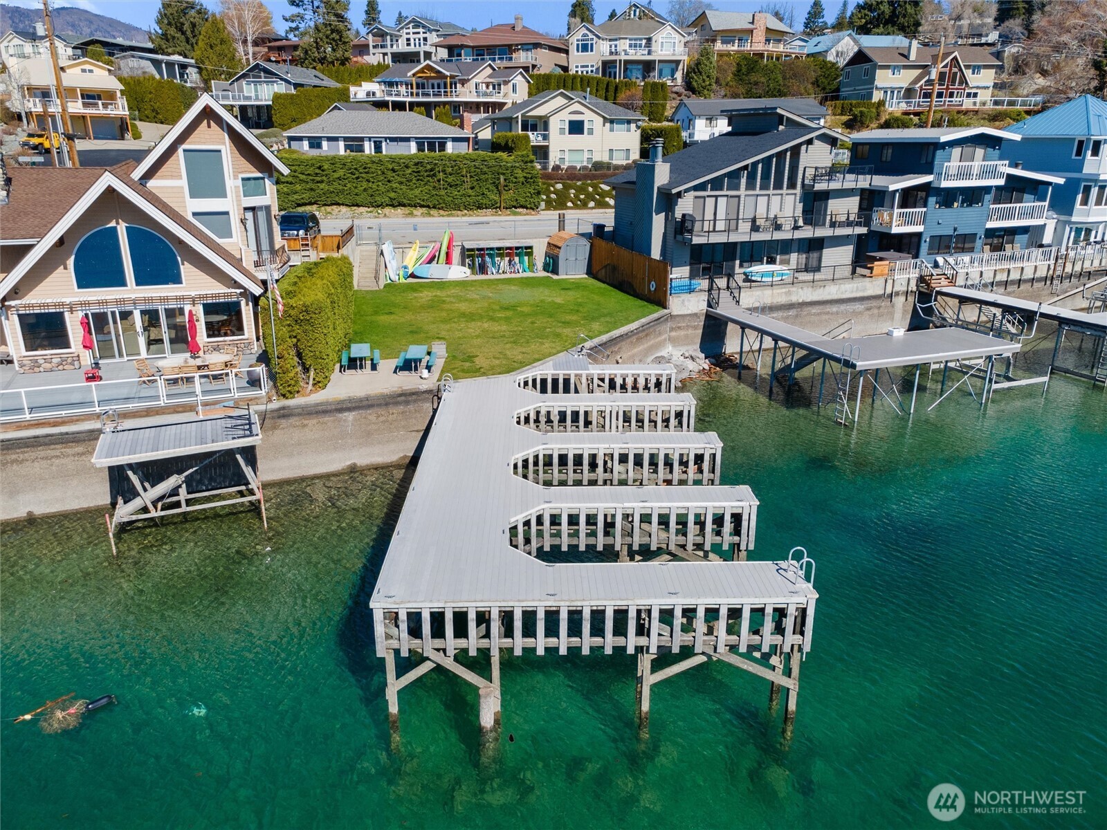 563 Topaz Place Manson, WA 98831 - Photo 7 of 38 a view of a house with a yard balcony and sitting area