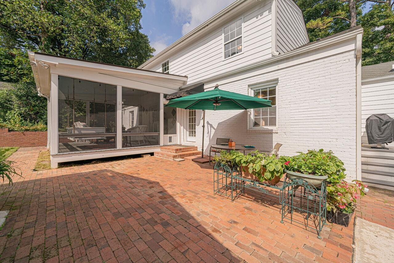2617 Grant Avenue Raleigh, NC 27608 - Photo 28 of 30 Brick Patio