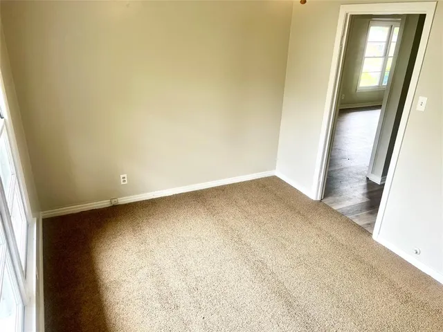 a view of an empty room