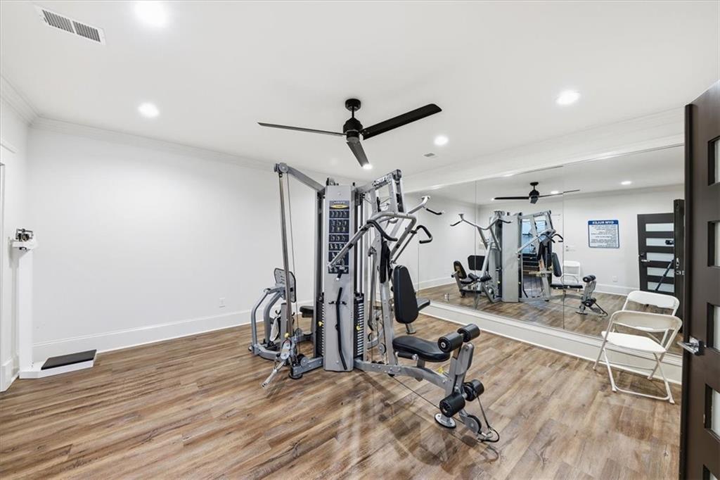 61 Rushing View Glen Dallas, GA 30157 - Photo 45 of 54 a view of a room with gym equipment