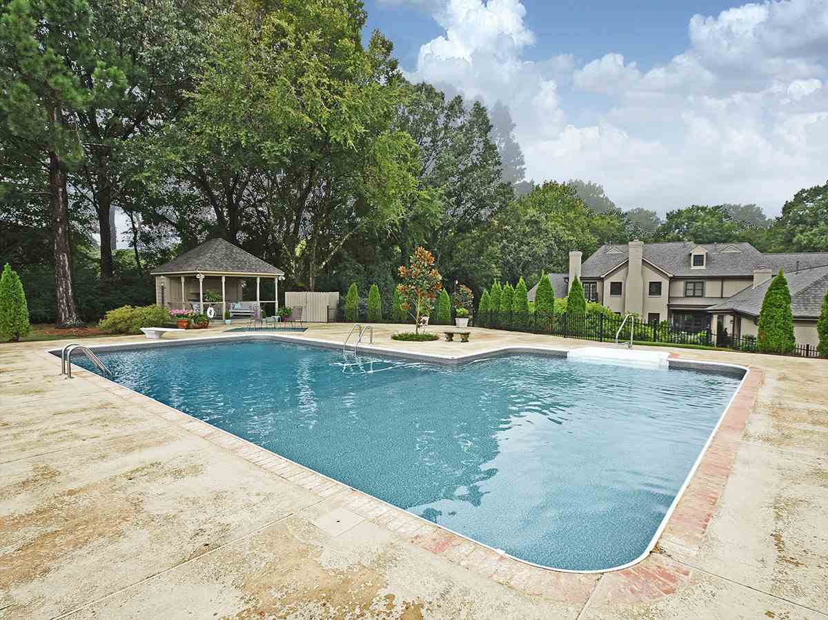 2764 Johnson Road Germantown, TN 38139 - Photo 22 of 25 The custom pool is just the right size for this large property.
