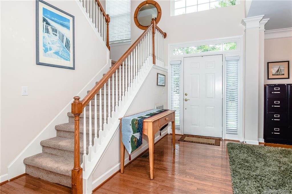 15739 Trenton Place Road Huntersville, NC 28078 - Photo 4 of 16 a view of entryway and hall with wooden floor