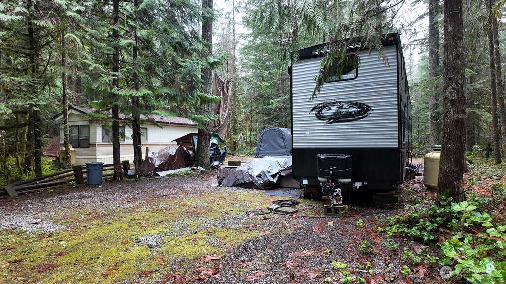 134 Jasper Trail Deming, WA 98244 - Photo 16 of 20 a view of a house with a yard and a large tree