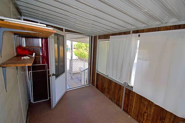 a view of storage and utility room