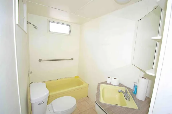 a bathroom with a toilet and a bathtub