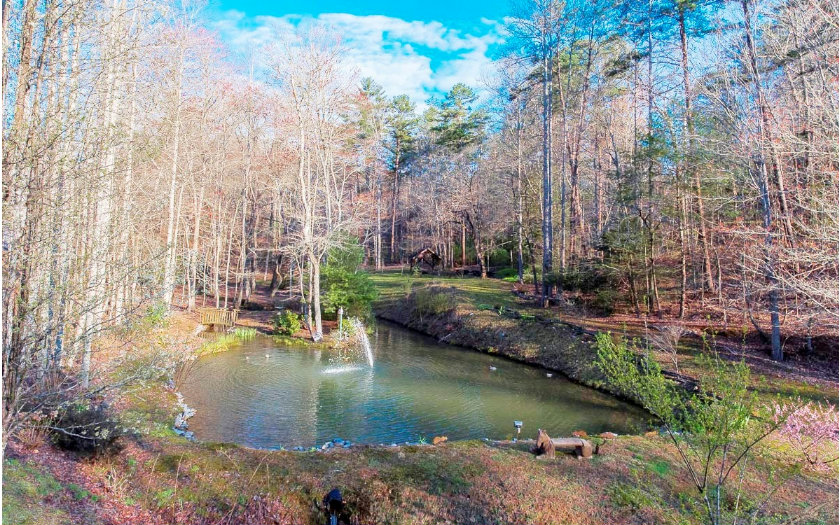 309 Mountain Tops Road Blue Ridge, GA 30513 - Photo 1 of 1 a view of lake with houses covered with trees