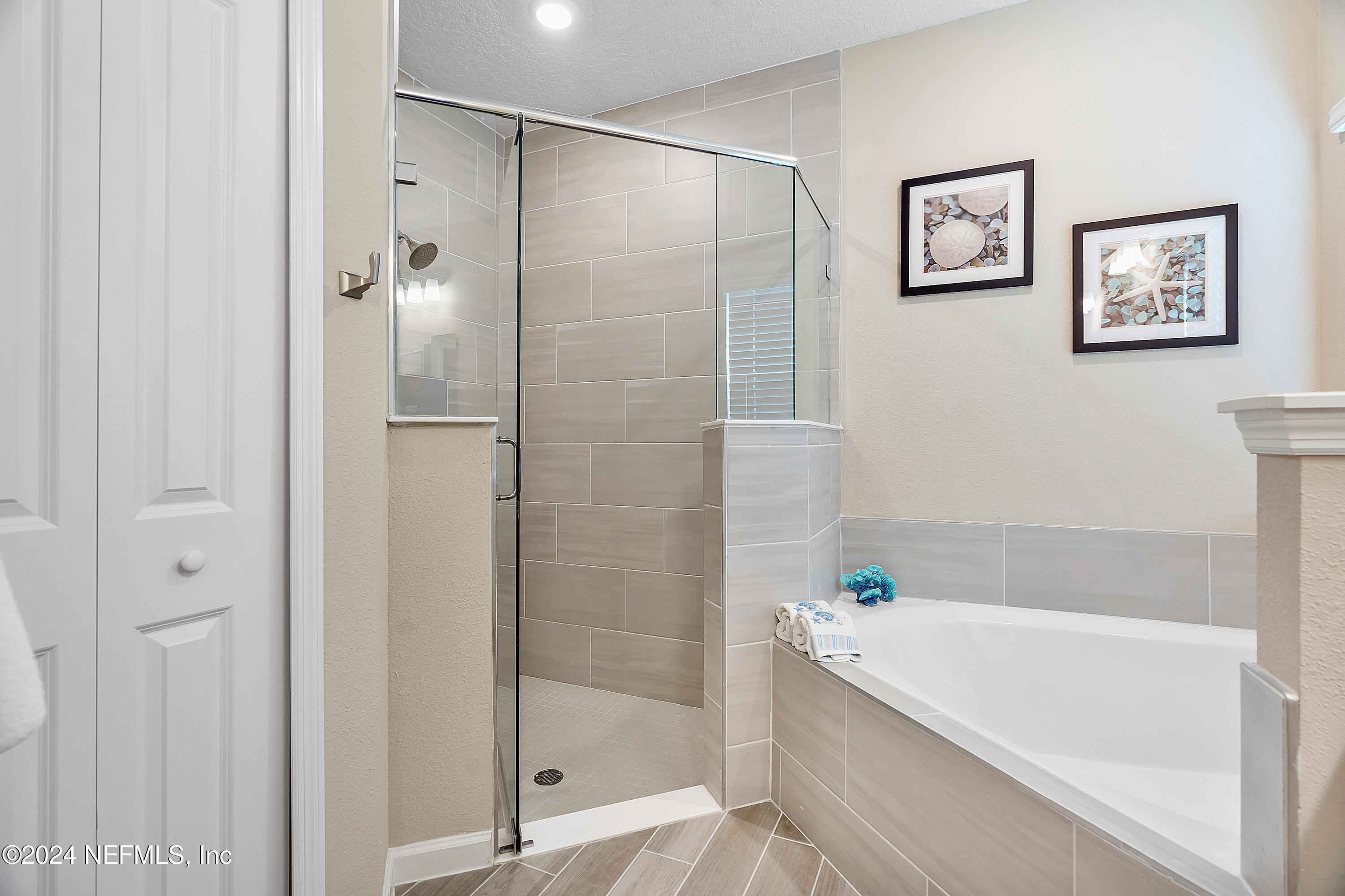 208 Gan Way St. Johns, FL 32259 - Photo 28 of 53 a bathroom with a bathtub and shower