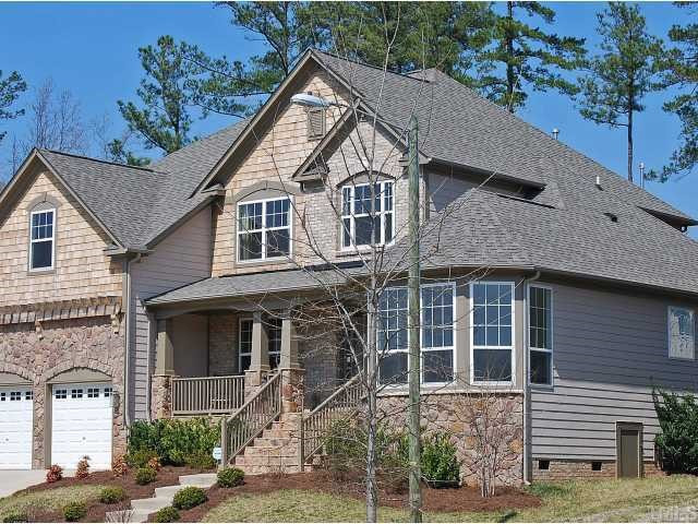 Durable Stacked Stone & Fiber Cement Exterior Finish Exterior Front