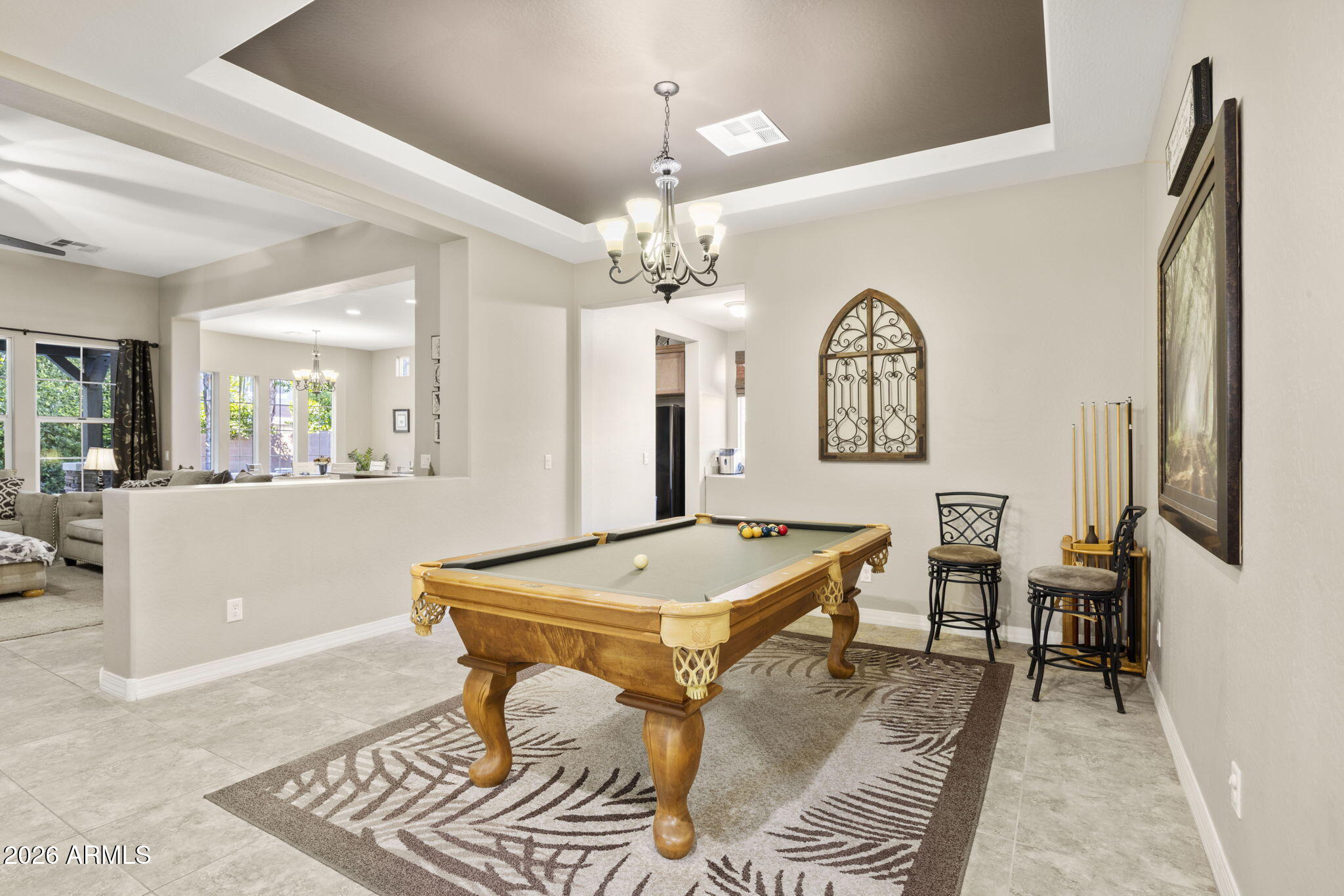 3831 East Weather Vane Road Gilbert, AZ 85296 - Photo 13 of 64 a view of a livingroom with furniture and a chandelier