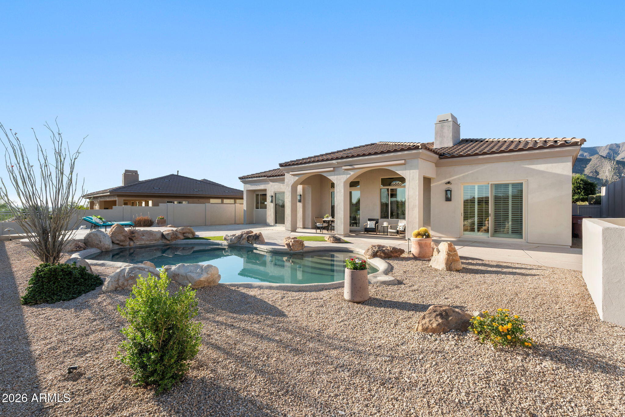 11221 East Greenway Road Scottsdale, AZ 85255 - Photo 31 of 37 Peaceful backyard