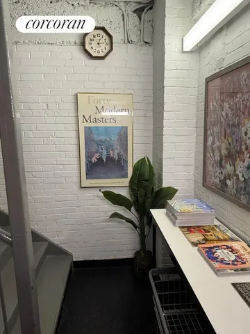 a view of a hallway with entryway