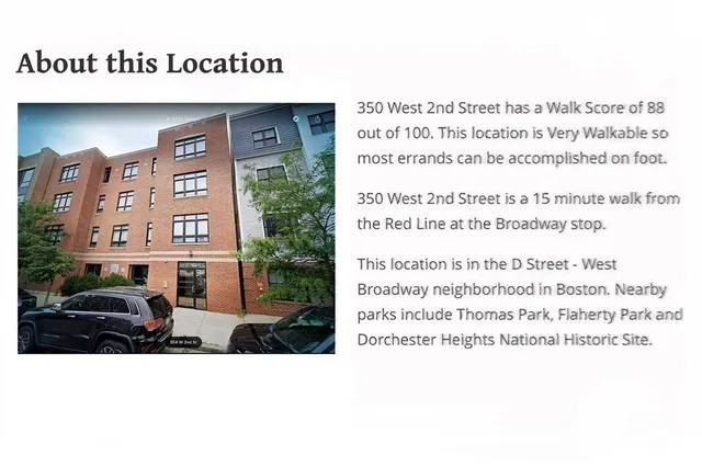 $4,850 | 350 West 2nd Street, Unit 9, Boston, MA 02127