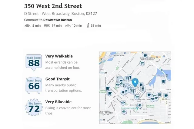 $4,850 | 350 West 2nd Street, Unit 9, Boston, MA 02127