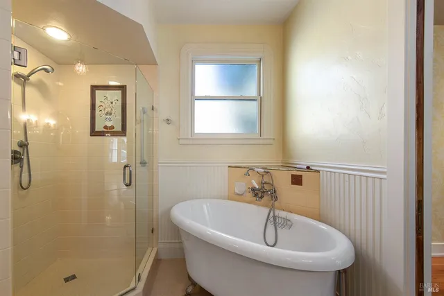 a bathroom with a sink and a bathtub
