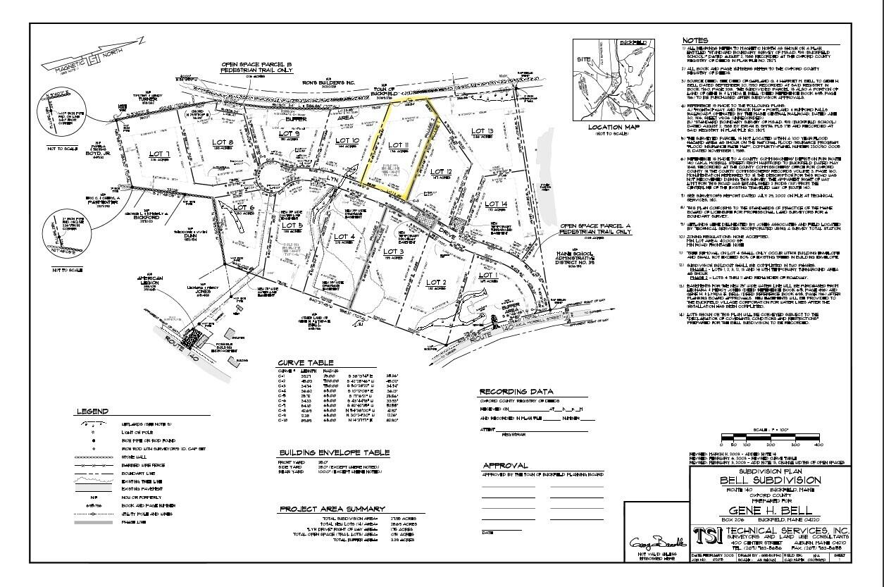Lot 11 Lyn Road Buckfield, ME 04220 - Photo 3 of 3 Lot 11 Lyn Road Plan