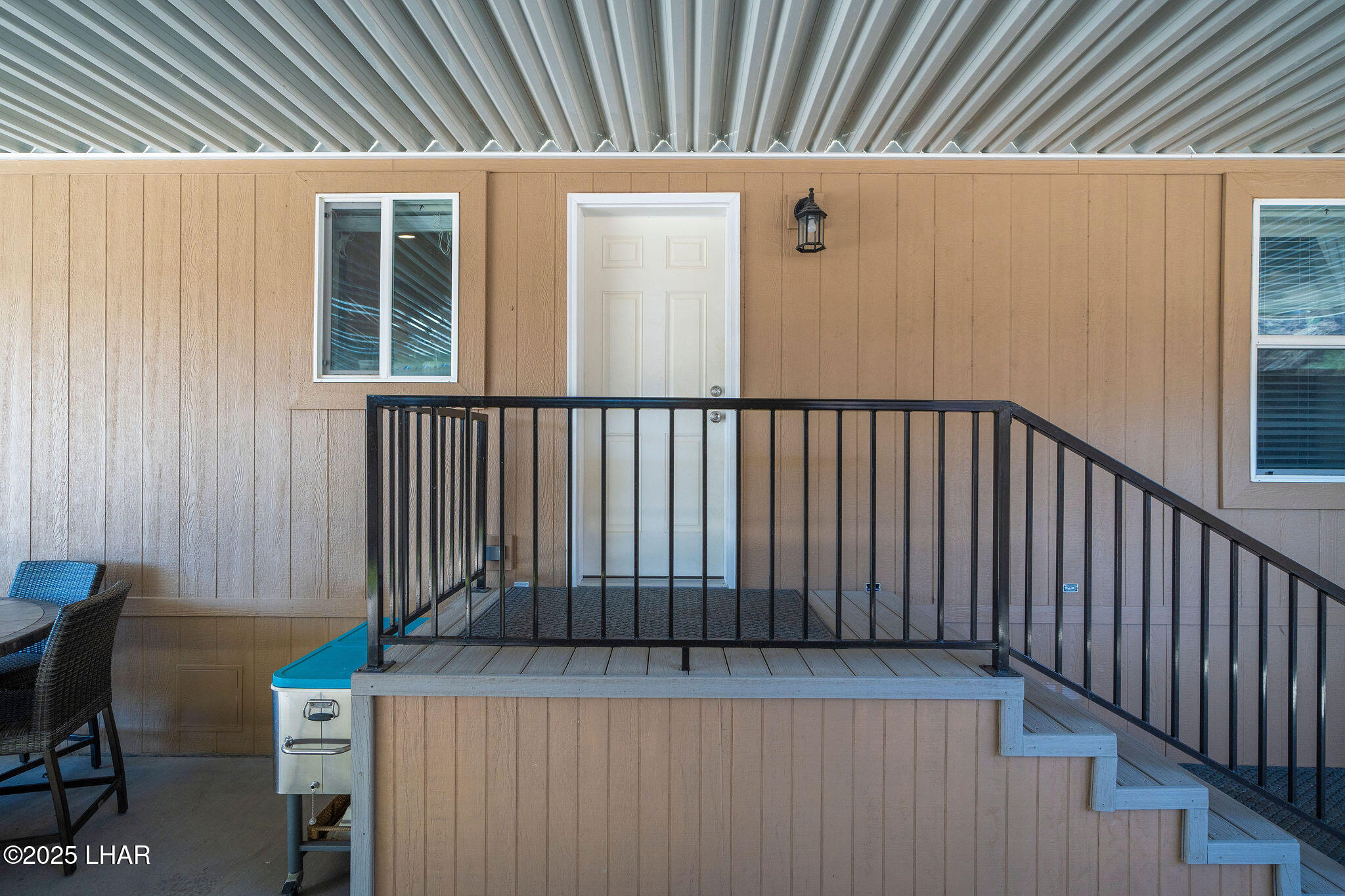 3020 Parker Dam Road, Unit 11 Parker, AZ 85344 - Photo 33 of 58 a view of a balcony with furniture