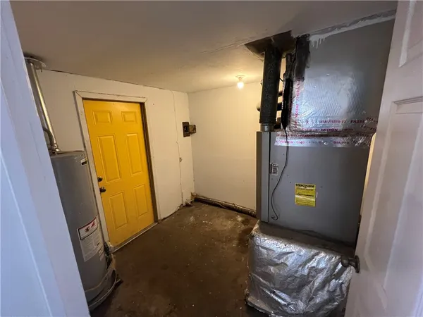 a view of water heater room