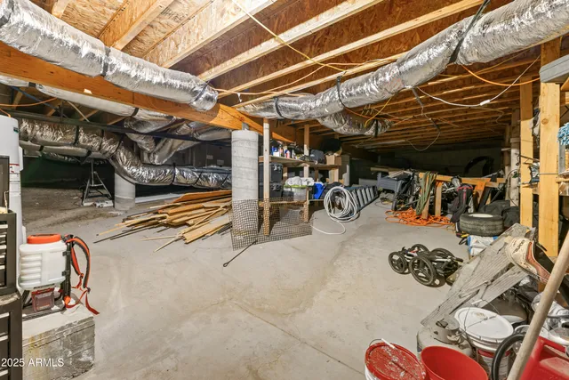 a view of storage and utility room