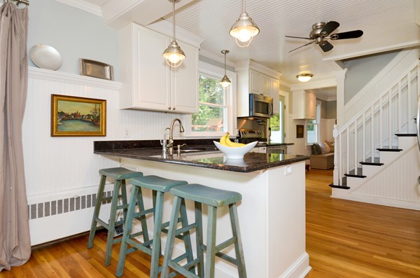 50 Topsfield Road Ipswich, MA 01938 - Photo 11 of 29 a kitchen with counter top space and wooden floor