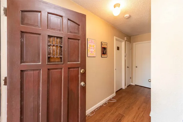 a view of front door