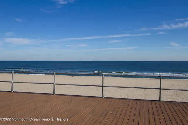 a view of an ocean beach
