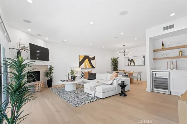 a living room with furniture or fireplace and a window