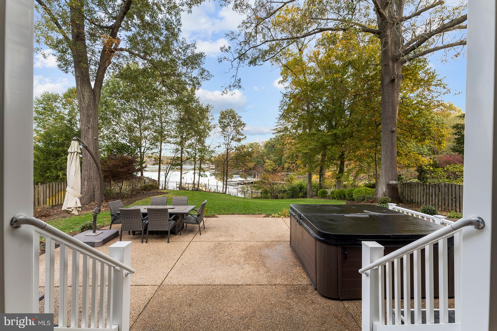 32 Dobe Point Road Stafford, VA 22554 - Photo 24 of 38 a view of patio with couches and a fire pit