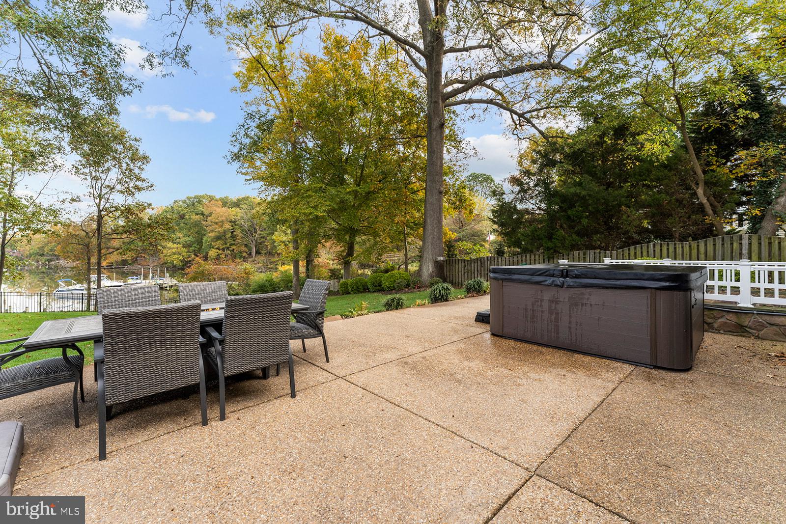 32 Dobe Point Road Stafford, VA 22554 - Photo 25 of 38 a view of a terrace with a bench