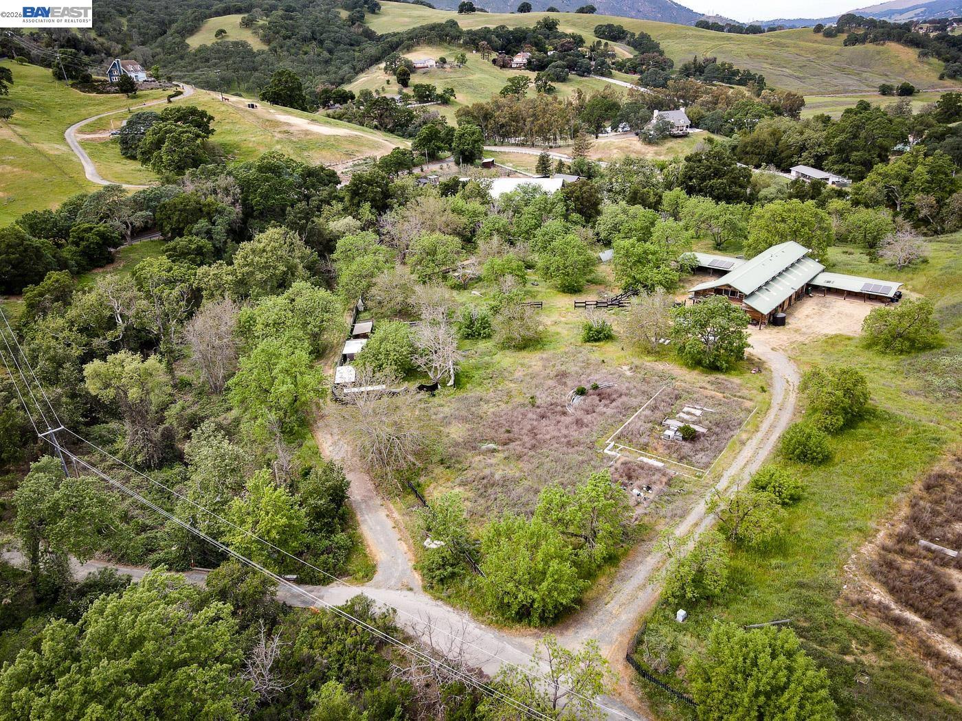 6115 Morgan Territory Road Clayton, CA 94517 - Photo 54 of 60 an aerial view of residential houses with outdoor space