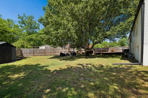 a view of outdoor space with garden