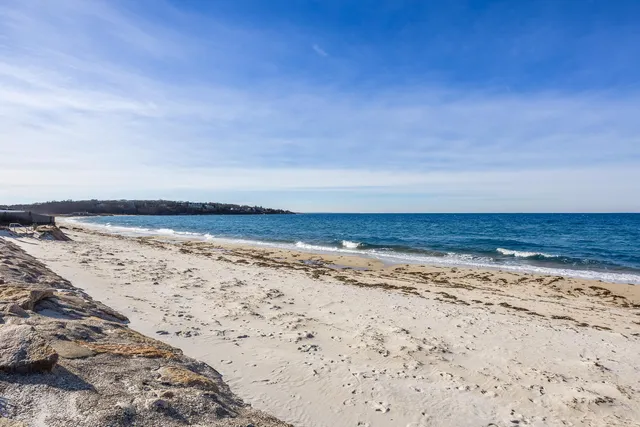 a view of beach and ocean