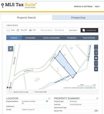 0 La Dolce Avenue Ridgeville, SC 29472 - Photo 5 of 5 Tax map