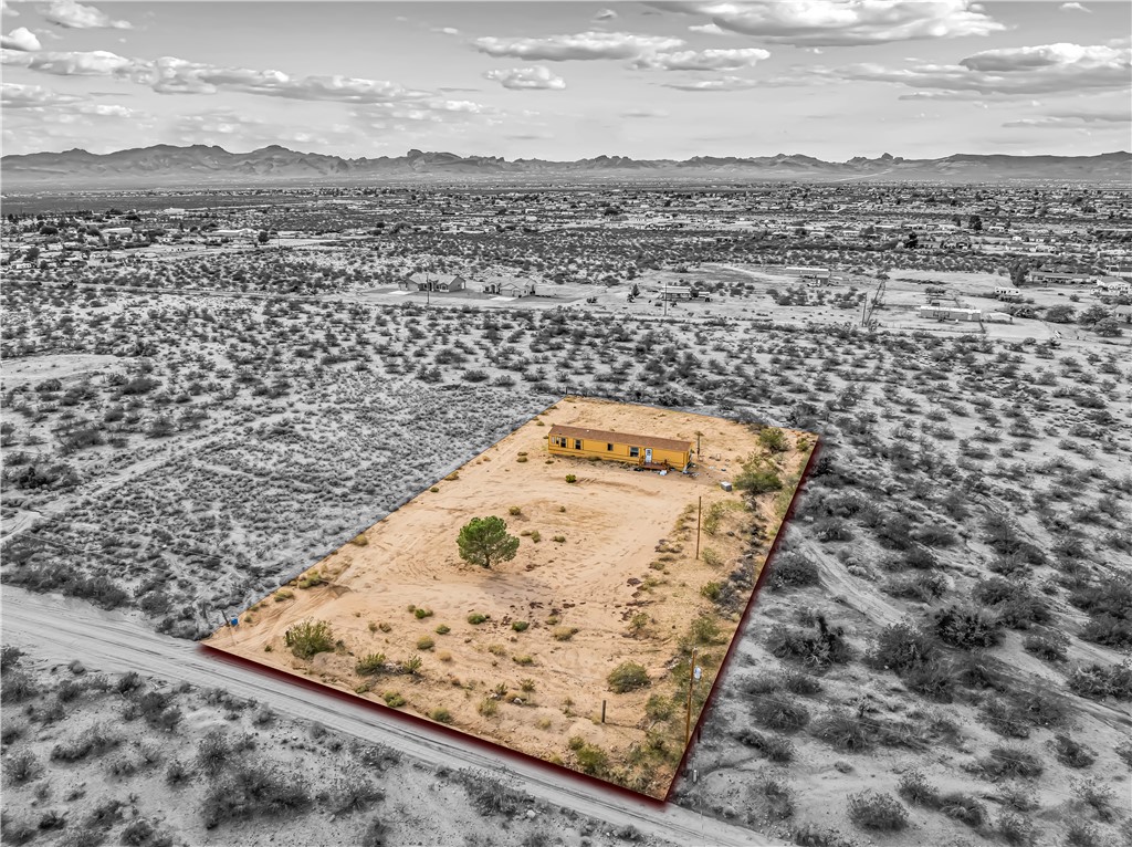 3649 Araby Road Golden Valley, AZ 86413 - Photo 26 of 29 Expansive desert parcel featuring a single-story residence and a perimeter fence