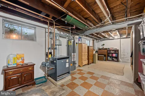 a view of a storage room