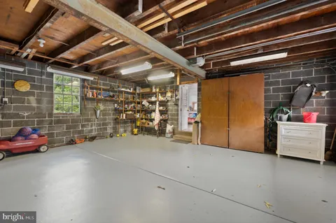 a view of storage and utility room