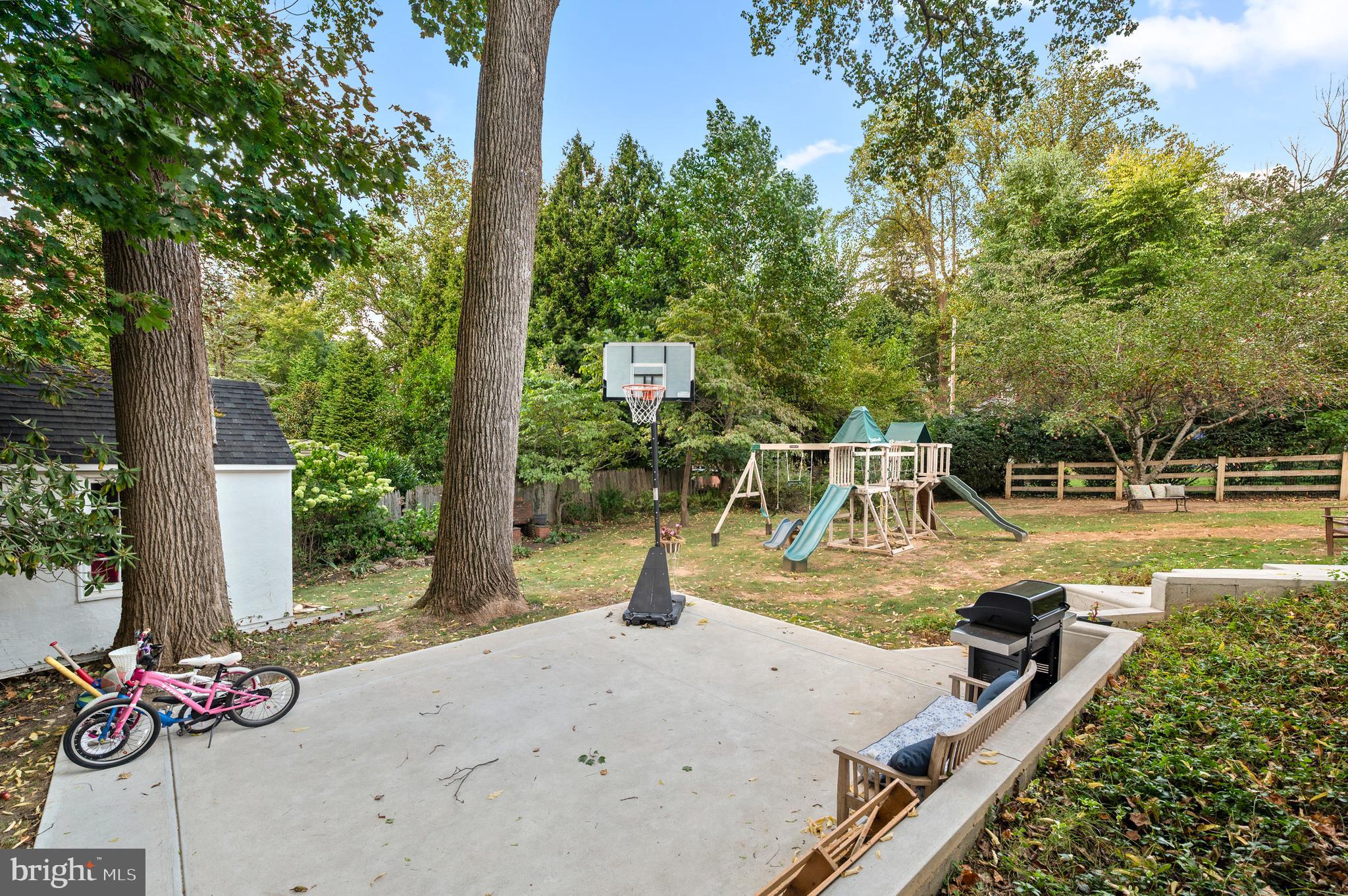 1242 Old Lancaster Road Berwyn, PA 19312 - Photo 38 of 42 a view of a swimming pool with a patio