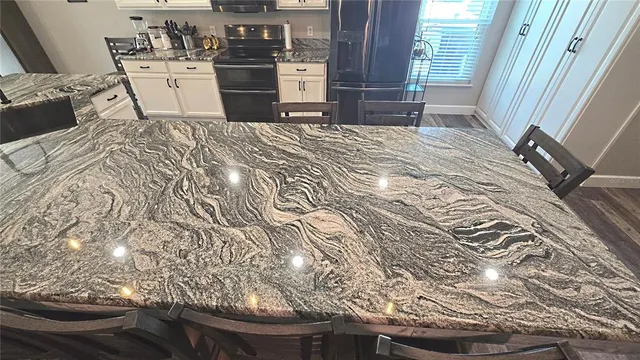 a bathroom with a sink and a vanity