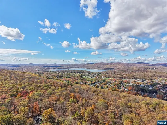a view of a city with an ocean