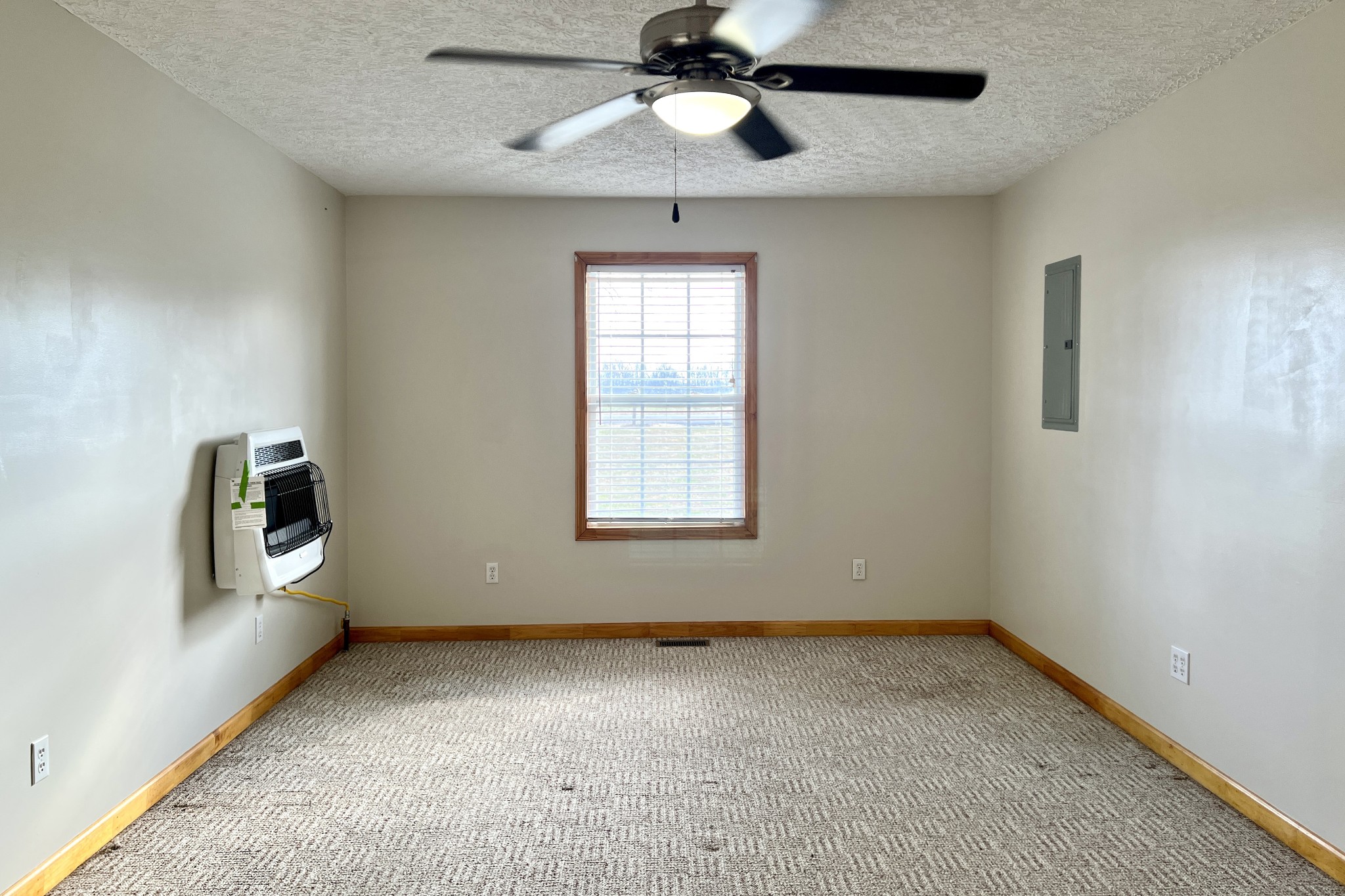 5145 Blackjack Road Franklin, KY 42134 - Photo 10 of 28 en empty room with windows and ceiling fan